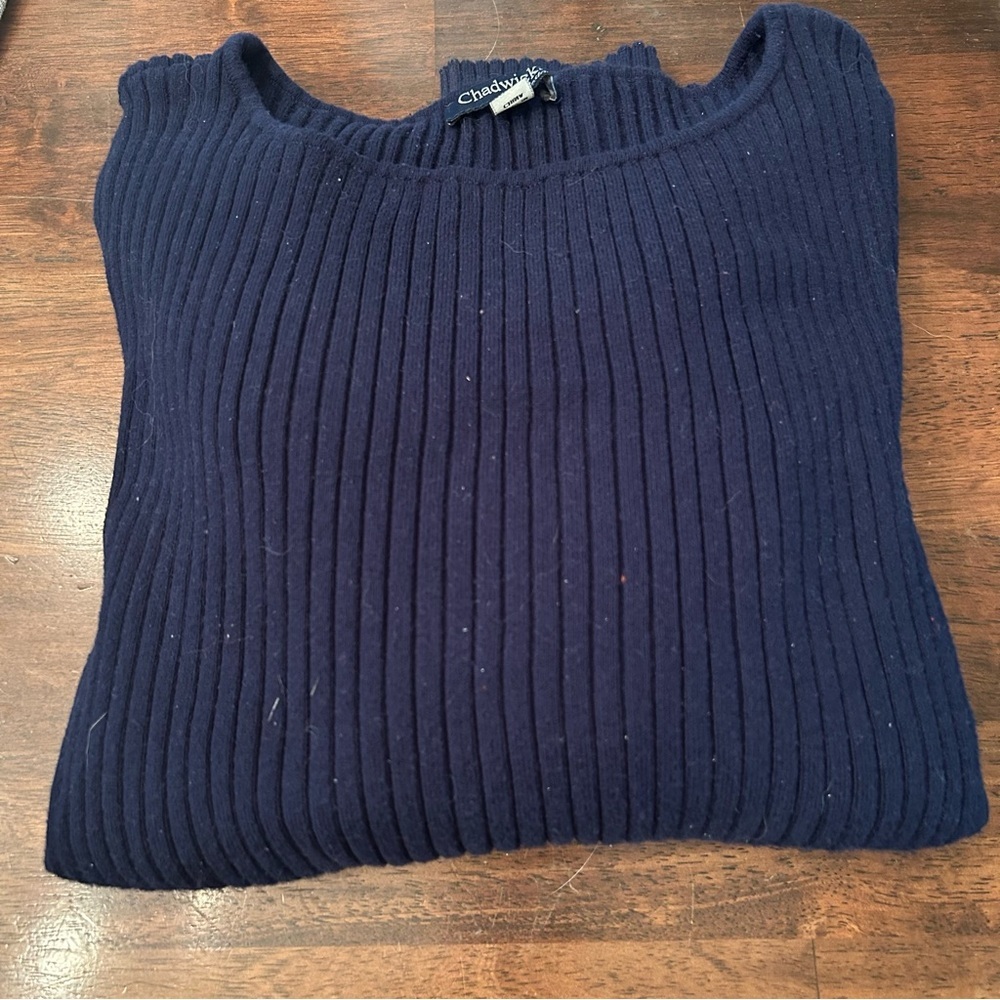 Chadwick’s of Boston Navy Blue Sweater Size 1X